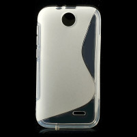 Силиконов гръб ТПУ S-CASE за HTC Desire 310 прозрачен